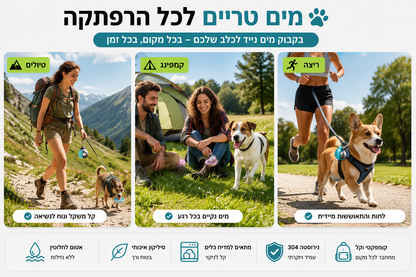 בקבוק מים נייד לכלב🐶